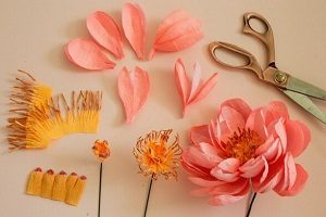 Cara Membuat Bunga dari Kertas  untuk Valentine Mudah 